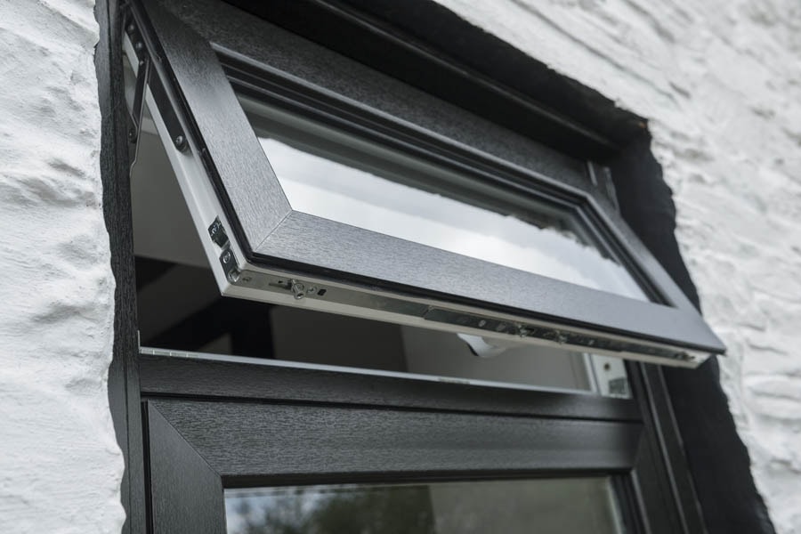 Black-flush-uPVC-window-top-hung-casement